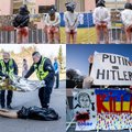 ПОДКАСТ | Окровавленные женщины, Путин = Гитлер, Нет Войне. Протестные акции в Таллинне — зачем и кто их организует?