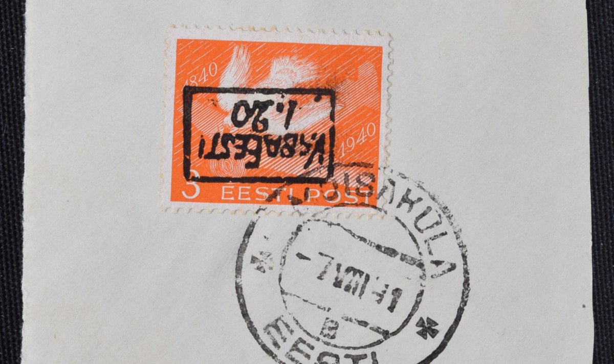 10 000 EUROT: Suurharuldus Mõisaküla postmark aastast 1941.