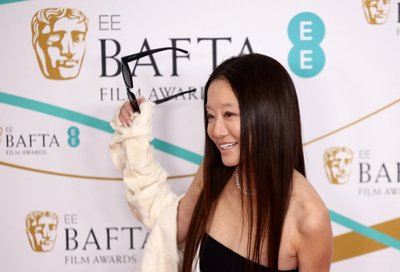 Vera Wang Briti filmiauhindade jagamisel.