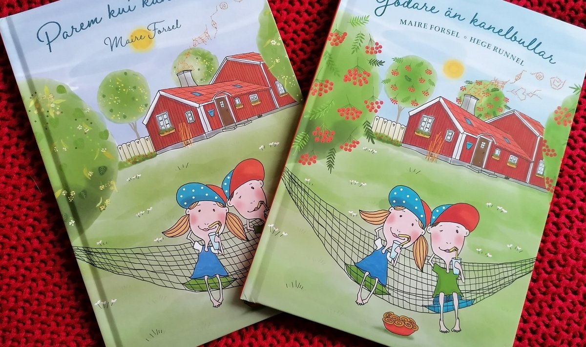 Maire Forseli raamatu "Parem kui kaneelisai" kaanel on õitsev pärnapuu, rootsikeelsel versioonil aga pihlakas, sest Rootsis pärnaõisi ei korjata.