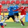 Eesti U19 jalgpallikoondis sai Venemaalt korraliku sauna