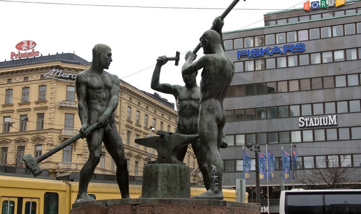 Skulptuur Helsingi kesklinnas