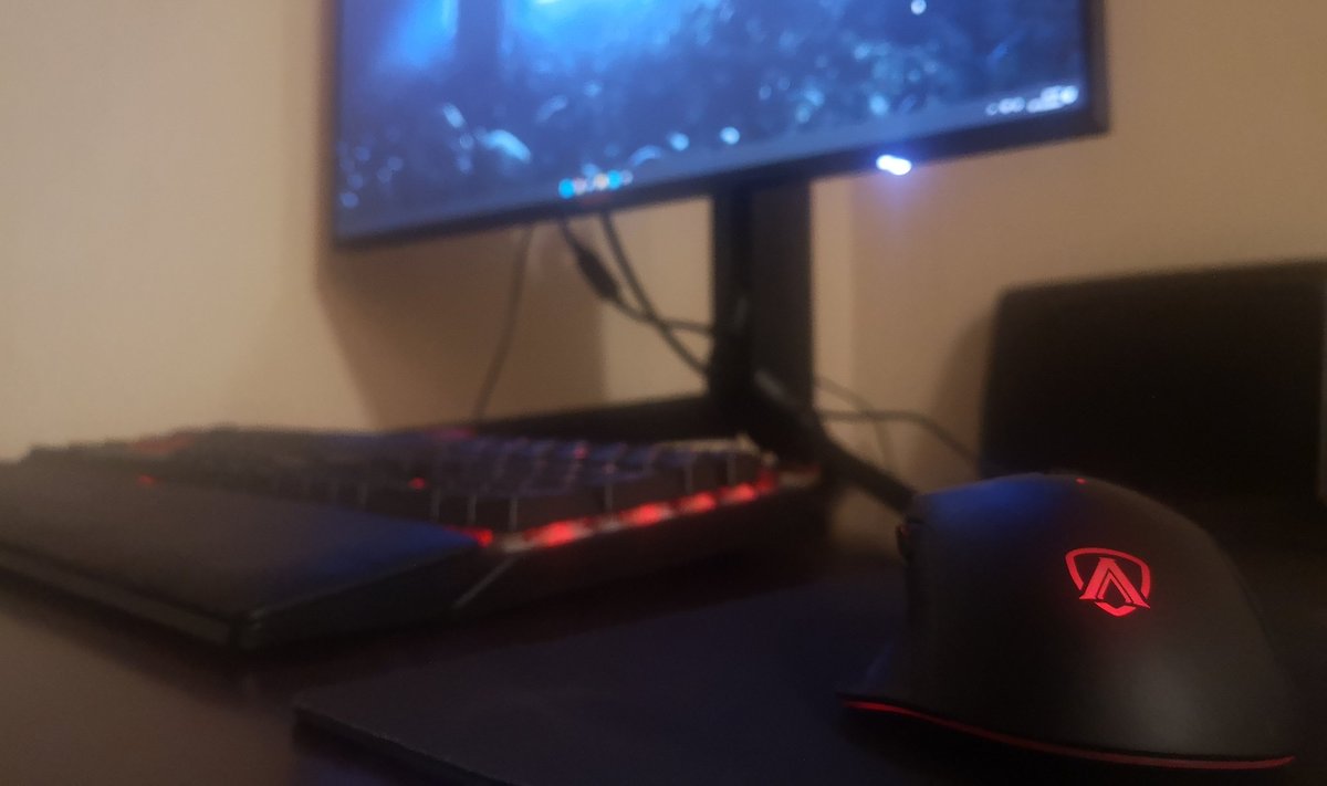 AOC AGON monitor ja hiir