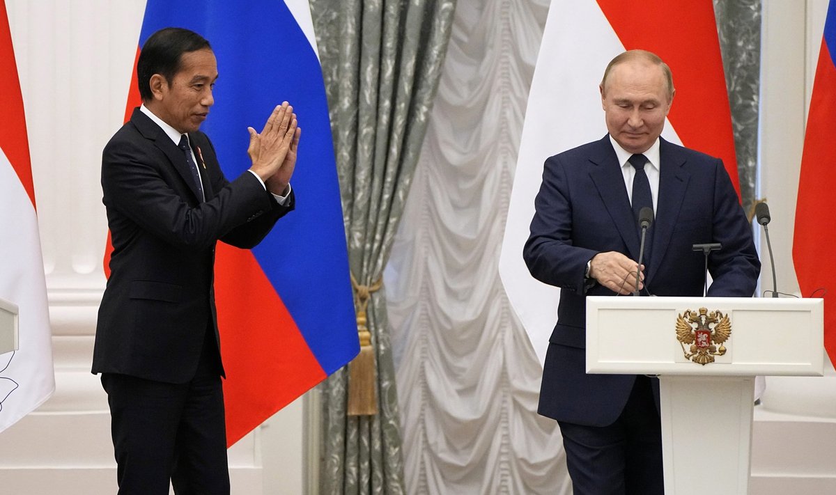 Joko Widodo ja Vladimir Putini kohtumine, 30. juuni
