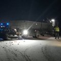 ФОТО | Осторожно, скользкие дороги! На шоссе Тарту-Валга произошло ДТП