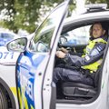 ФОТО | Новшество: эстонская полиция задействовала для патрулирования электромобиль