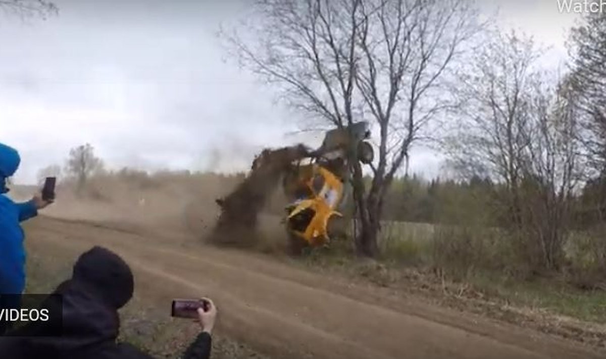 Avarii Rapla rallil