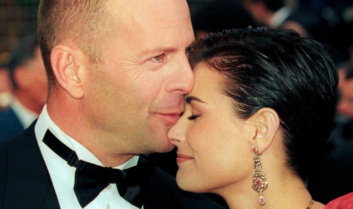 Demi ja Bruce 1997. aastal Cannes’i filmifestivalil.
