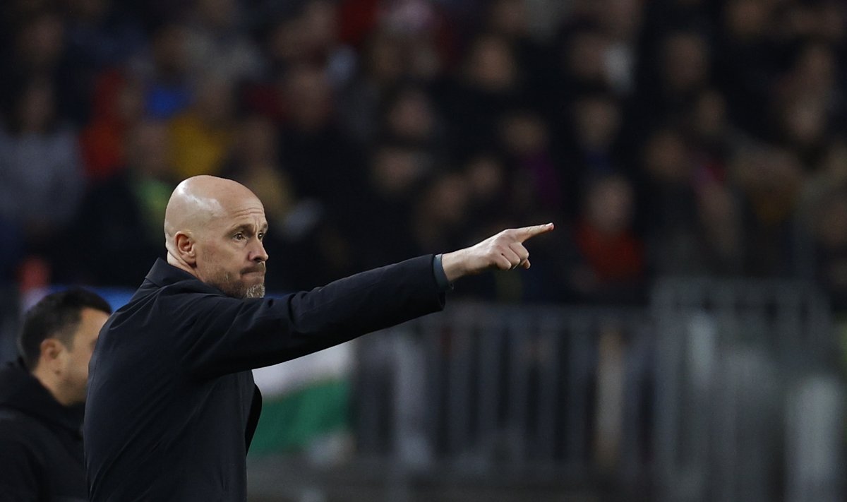 Manchester Unitedi peatreener Erik ten Hag
