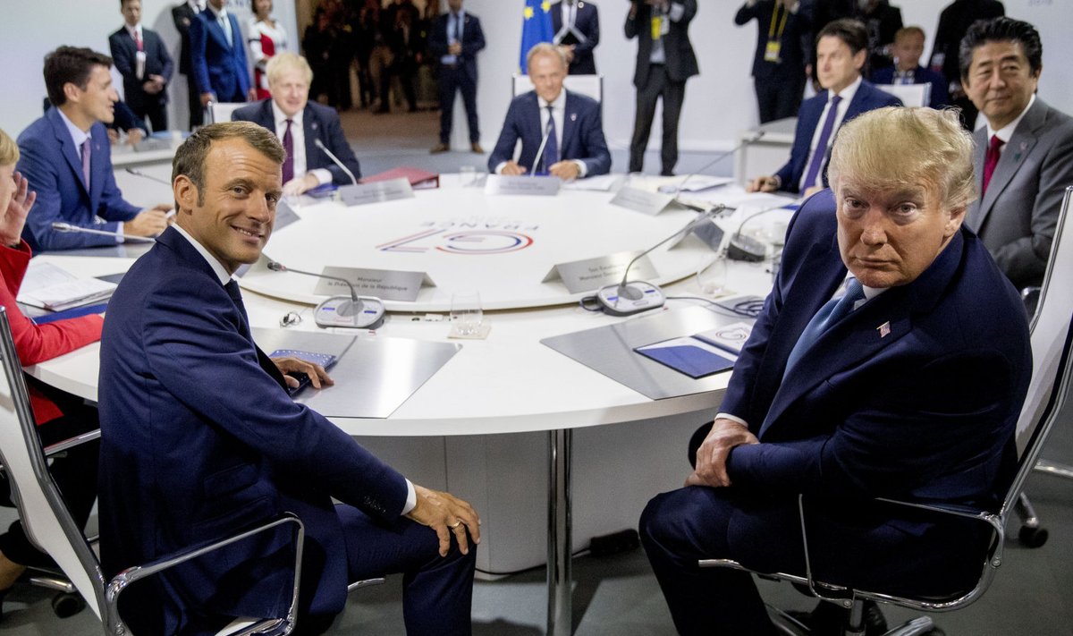 Macron, Trump