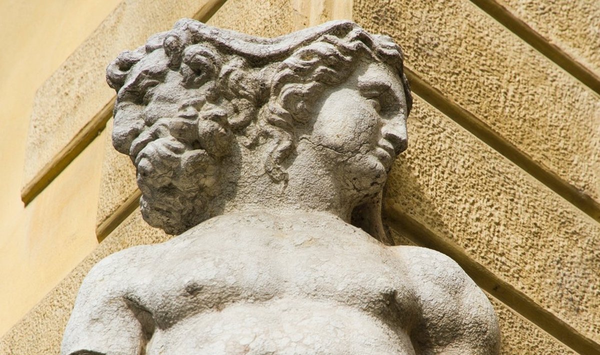 Vana Januse skulptuur Reggio Emilia, Itaalia.