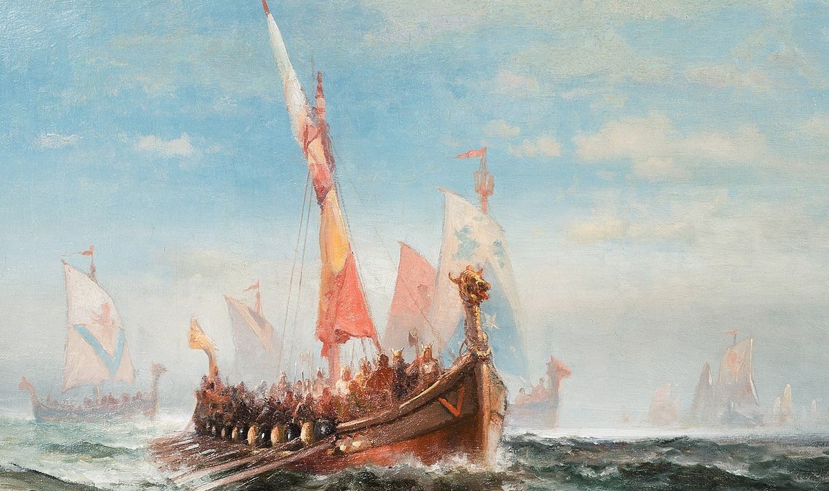 Illustreerival eesmärgil: Edward Morani maal "Viikingiarmaada"