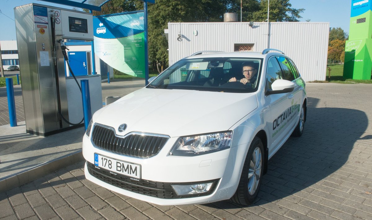 Škoda Octavia на газе CNG