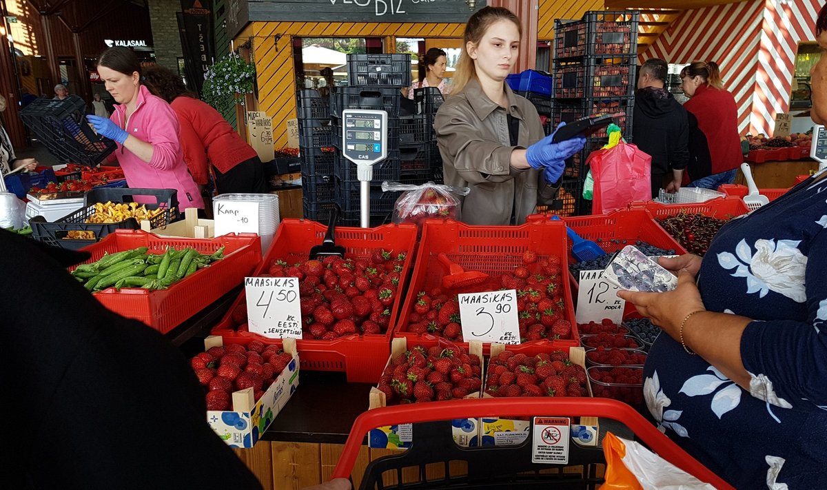 Hinnad Balti jaama turul on kallima otsa peal.