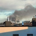 ФОТО |  Из-за пожара в Ласнамяэ над городом поднялся столб дыма