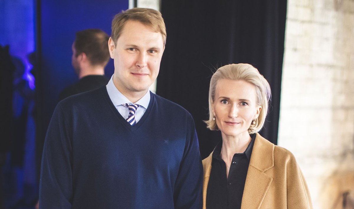 Raimond ja Jane Kaljulaid Kuldmuna galal.