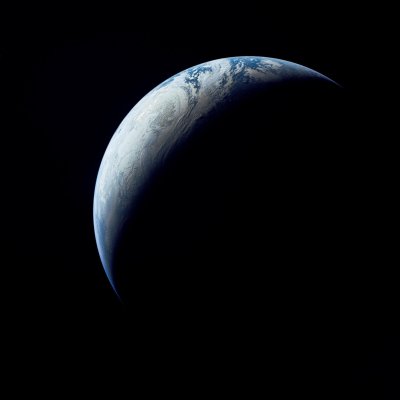 Maa novembris 1967 Apollo 4 poolt pildistatuna. 