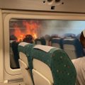 VIDEO | Kuumalaine Hispaanias: reisijad jäid leekidest ümbritsetud rongi kinni