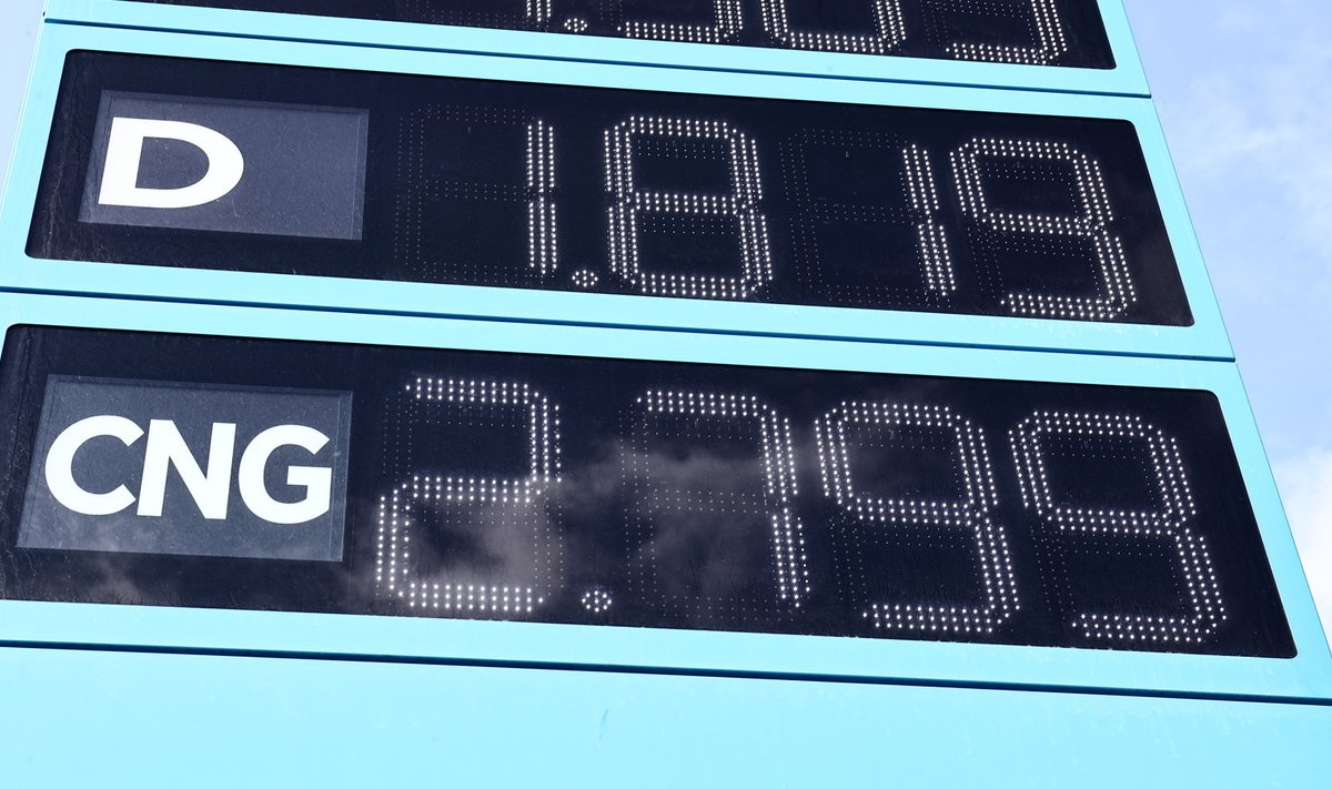 CNG hind Sikupilli Alexela terminalis 1. aprillil