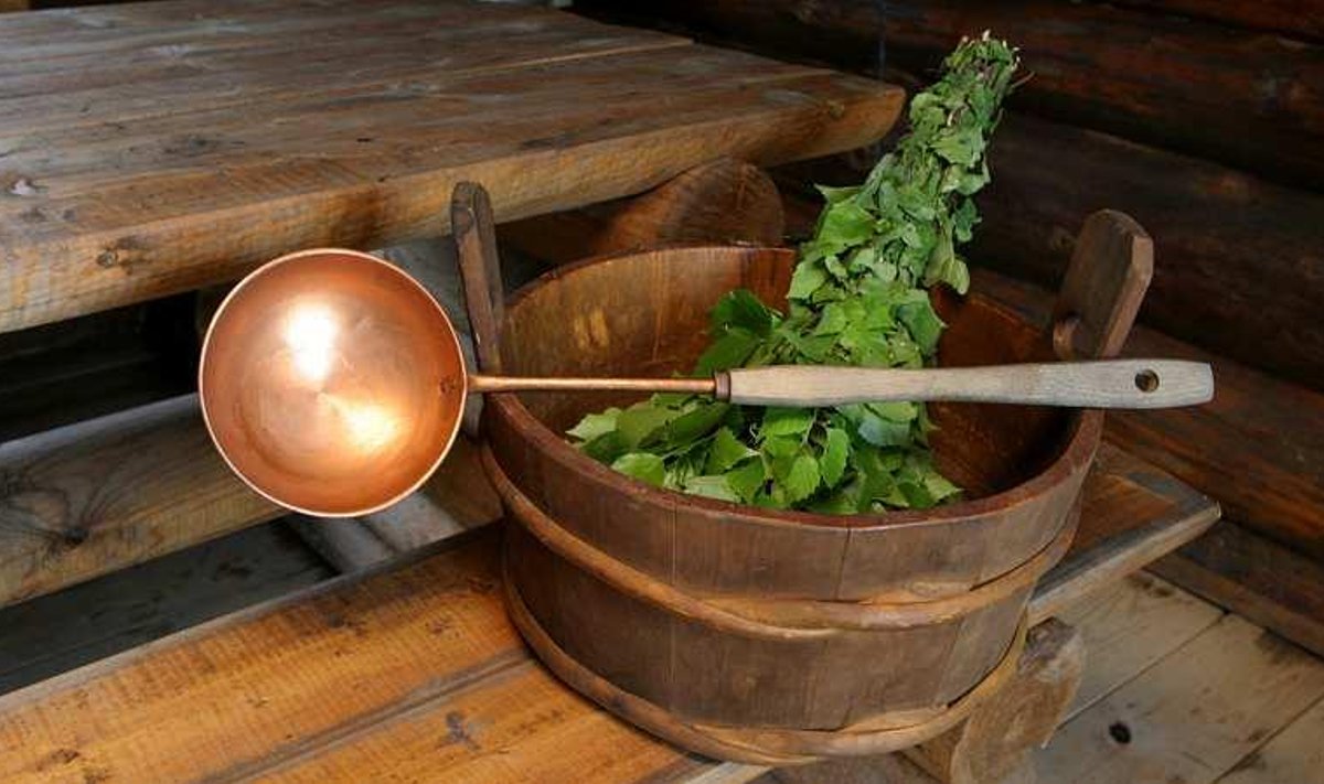 Korraliku sauna juurde käib ikka vihtlemine.