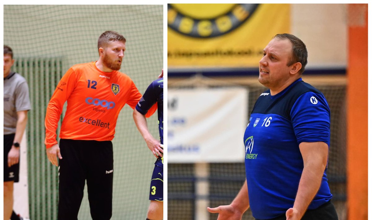 Rasmus Ots ja Mikola Naum mängivad vastavalt Viljandi HC ja SK Tapa/N.R Energy väravas oma tiimide edus suurt rolli