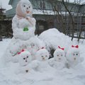 LUGEJATE FOTOD | Vahvad lumememmed said inspiratsiooni Keskhaiglas sündinud nelikutest ning animafilmidest