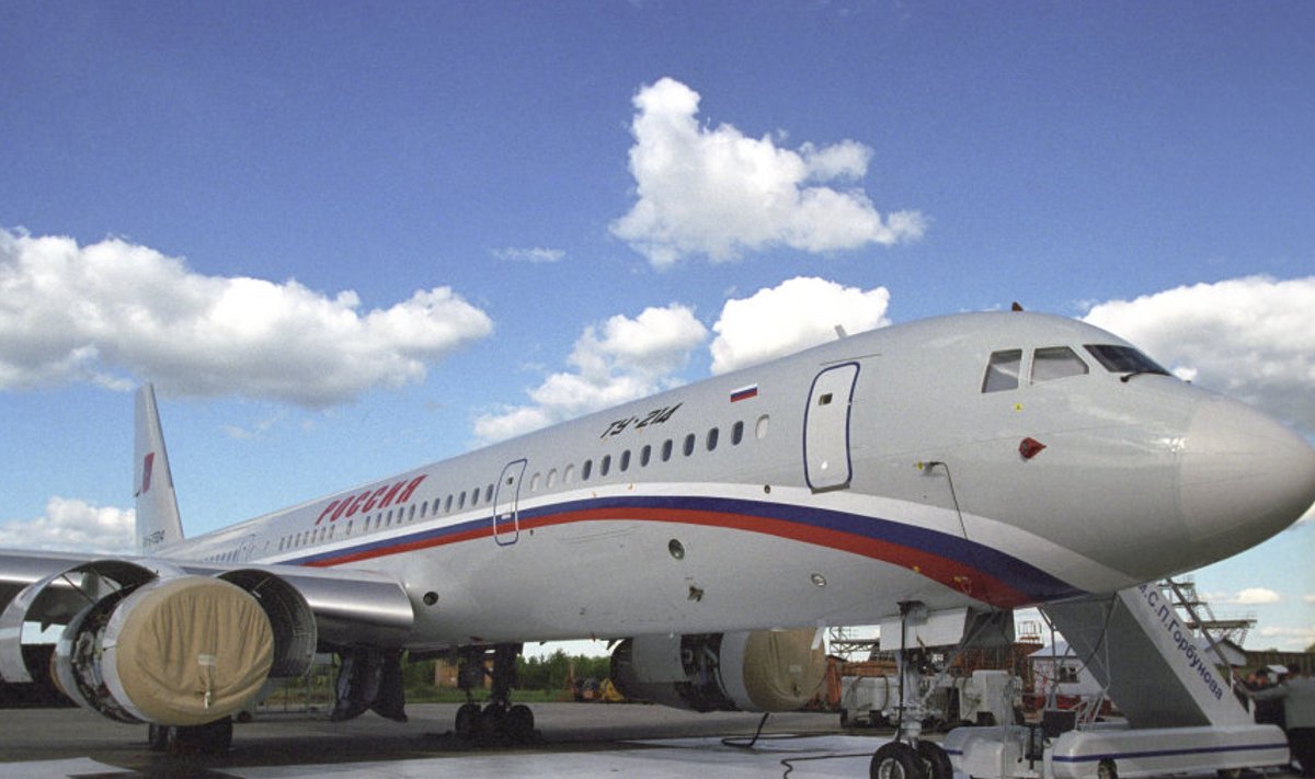 Tupolevi Tu-214 seeria lennuk. Venemaa valitsuse erilennuk on selle modifitseeritud variant.