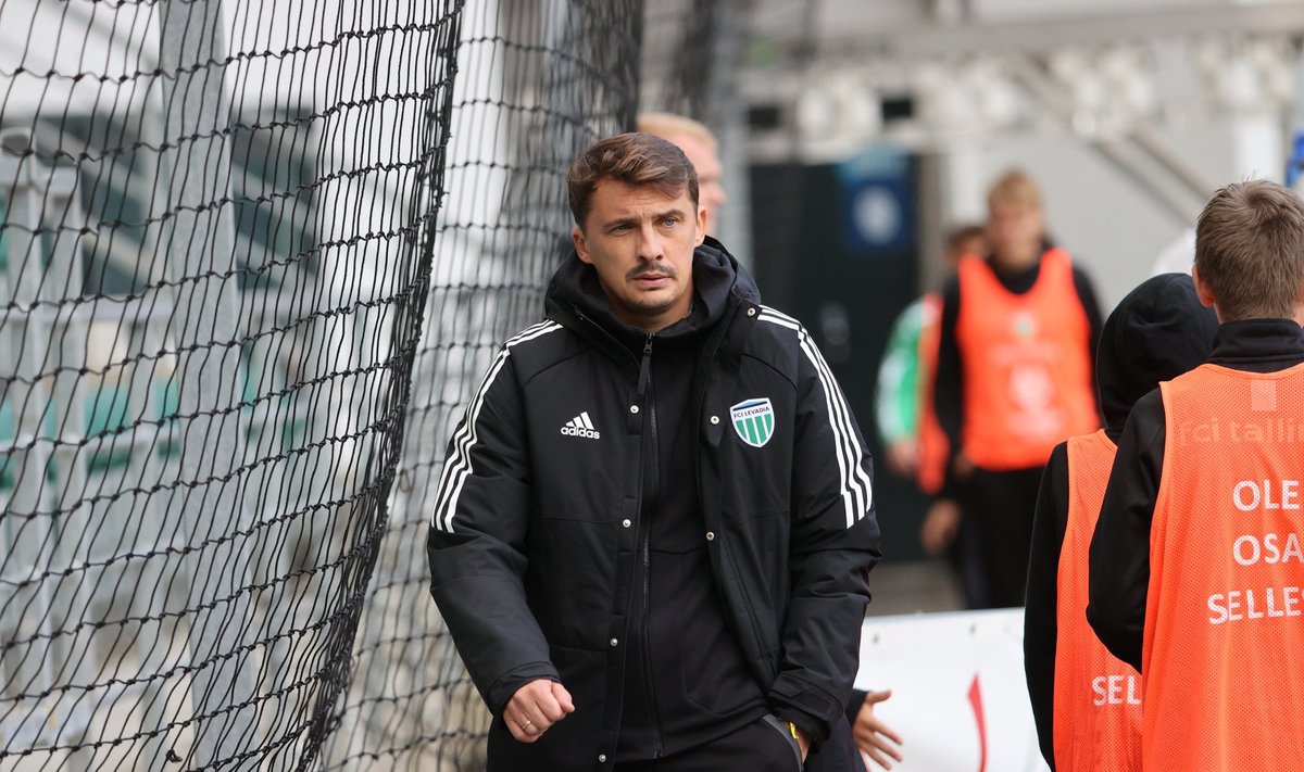 Maksõm Kalõnõtšenko debüüt FCI Levadia peatreenerina lõppes valusa kaotusega.