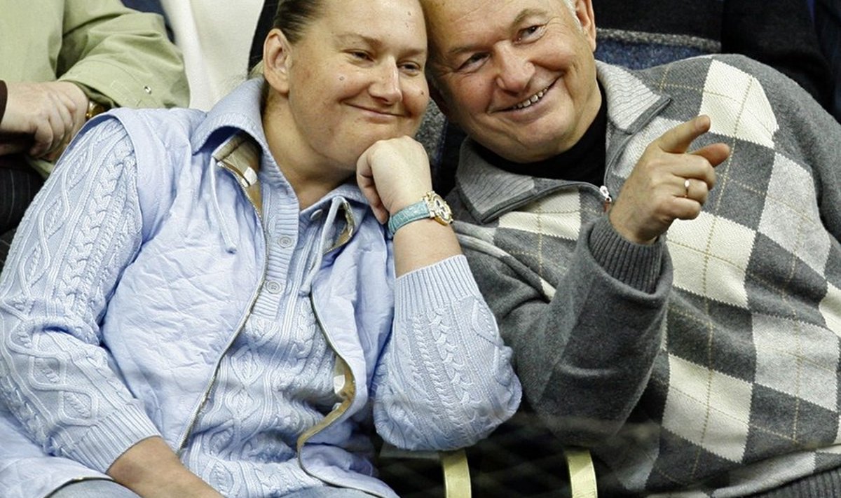 Venemaa rikkaim naine Jelena Baturina ja tema abikaasa Moskva endine linnapea Juri Lužkov.