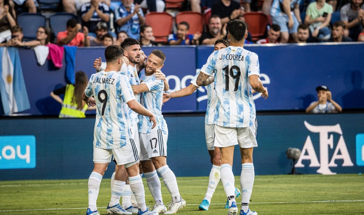 Argentina ja Lionel Messi ei andnud Eestile võimalust
