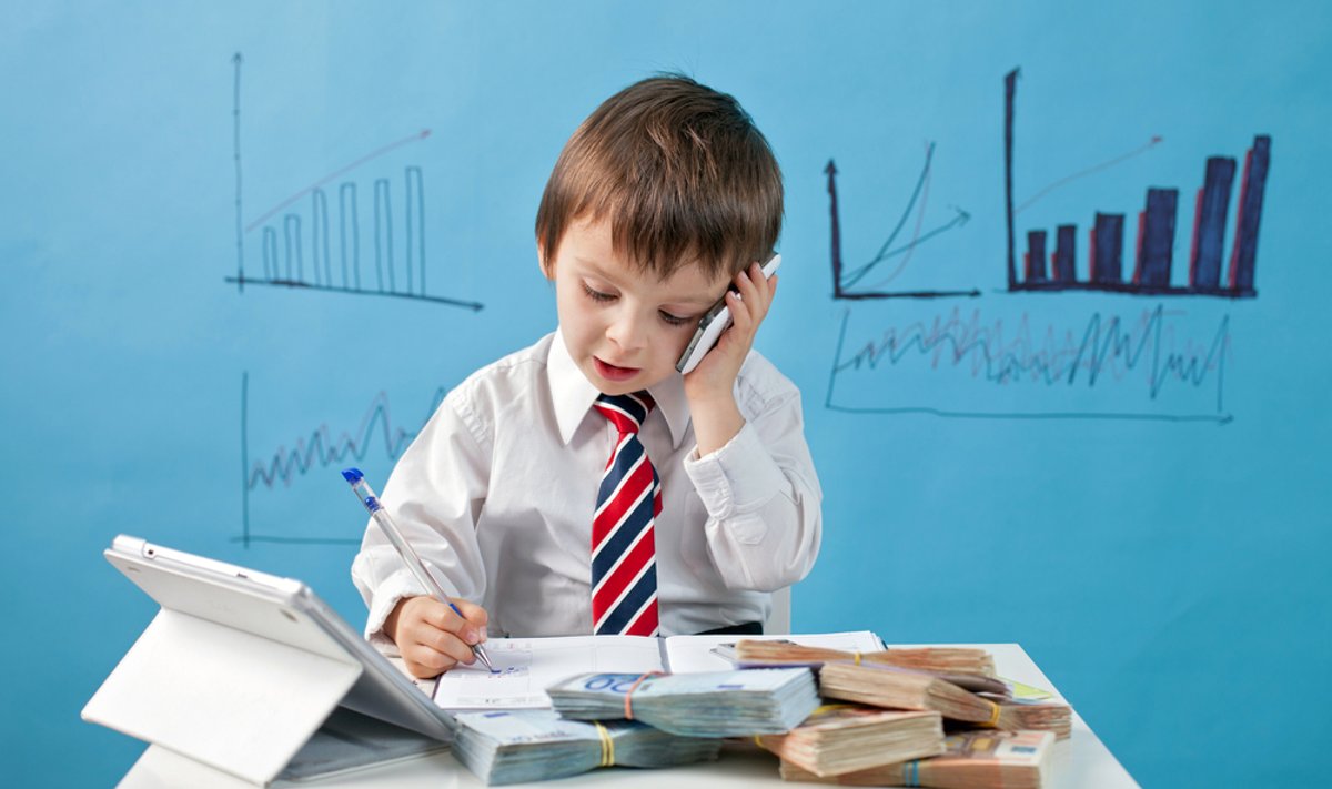 Young,Boy,,Talking,On,The,Phone,,Taking,Notes,,Money,And