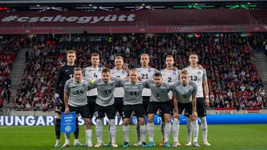 Сборная Эстонии по футболу с минимальным счетом проиграла Венгрии