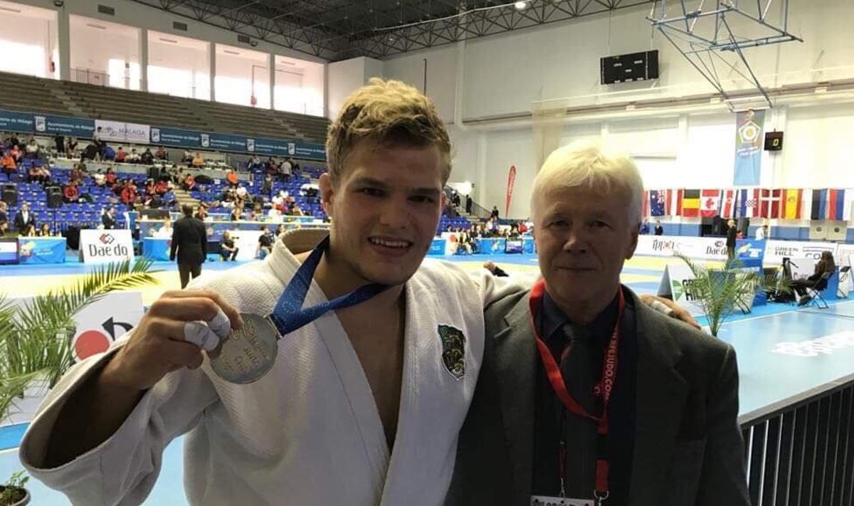Mattias Kuusik ja treener Andres Põhjala