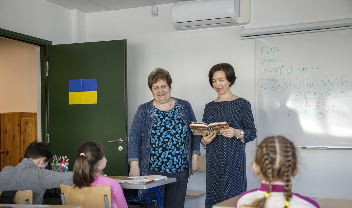 Pääsküla Kool, Leena Saag, direktor, ukraina lapsed