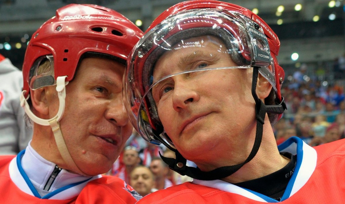 Vjatšeslav Fetissov ja Vladimir Putin