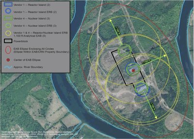 Запретная зона (EAB - Exclusion area boundary) у малых модульных реакторов.