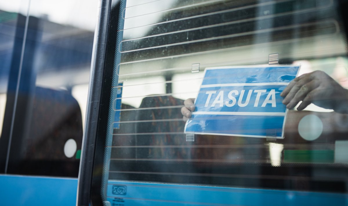 TASUTA, AGA KALLIS: Valitsus kulutab "tasuta" bussisõidule kümneid miljoneid eurosid aastas, iga aastaga aina enam.