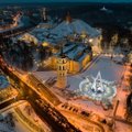 ФОТО: Самая красивая елка Европы? Рождественская красавица Вильнюса с высоты птичьего полета