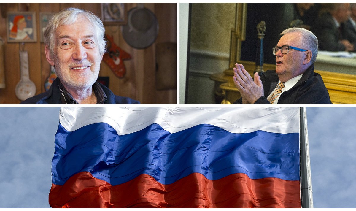 Jaan Kaplinski, Edgar Savisaar ja Venemaa lipp