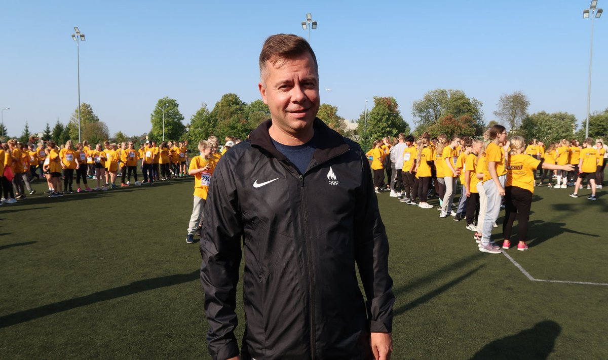 Eesti Olümpiakomitee liikumisharrastuse juht Peeter Lusmägi