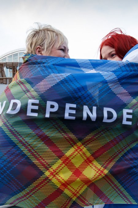 Šoti meeleavaldajad nõuavad iseseisvust