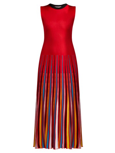 VÄRVIDE PILLERKAAR Kui Heti möödunud aastal New Yorgis seda MSGM kleiti müügil nägi, ei mõelnud ta pikalt ja ostis kohe. Hind: 1000 €(www.matchesfashion.com)