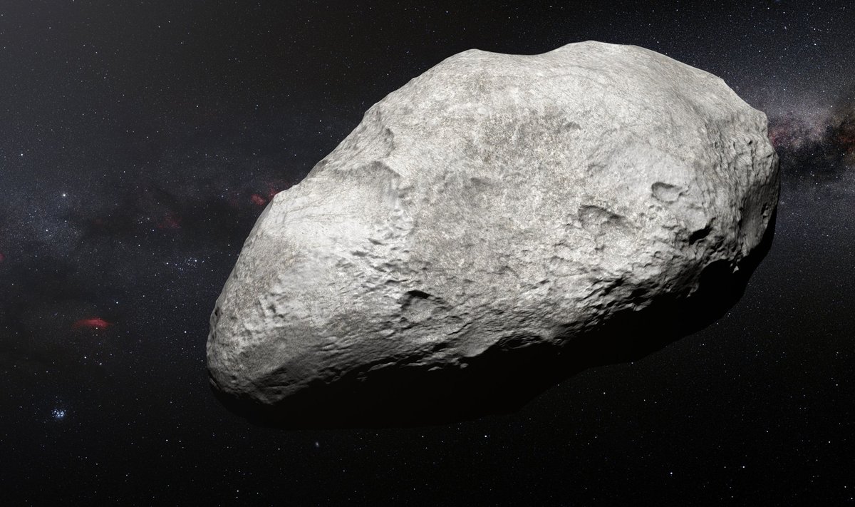 Kunstniku ettekujutus asteroidist 2004 EW95 (pilt on illustreeriv)