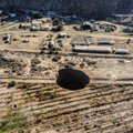 В Чили появилась загадочная гигантская воронка