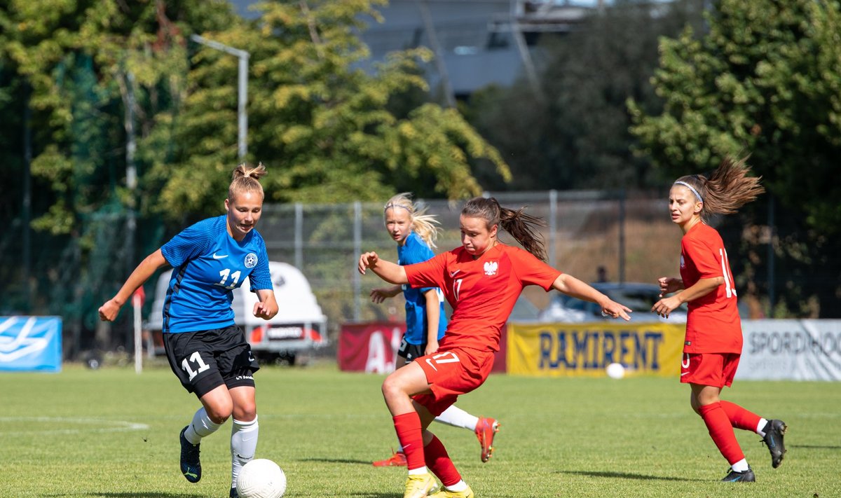 Eesti jalgpalli noortekoondis sai Poolalt kindla kaotuse - Delfi Sport