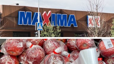 FOTO | Maxima kilega kokku ei hoia: kauplus müüs üksikult pakendatud õunu, sest see oli klientide soov