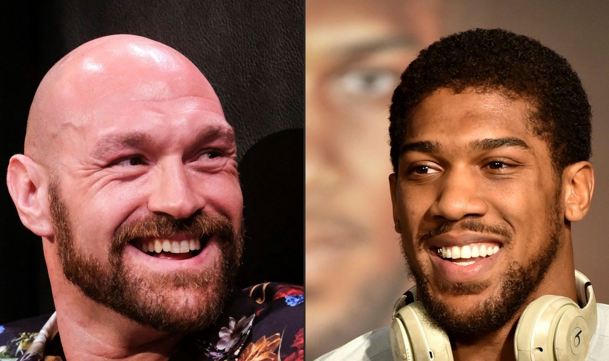 Tyson Fury ja Anthony Joshua käes on hetkel kõik raskekaalu meistrivööd.