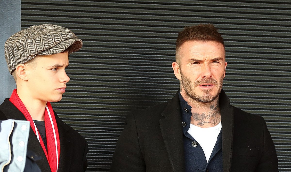 Romeo ja David Beckham