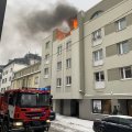 ФОТО | В Кадриорге загорелся балкон пятиэтажного дома