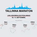 INTERAKTIIVNE GRAAFIK | Tutvu Tallinna Maratoni jooksutrasside ja liikluskorralduse muudatustega 